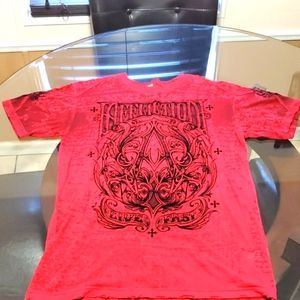 Mens affliction T-shirt